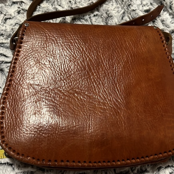 Beautiful vintage hand tooled leather shoulder bag. - Picture 4 of 9